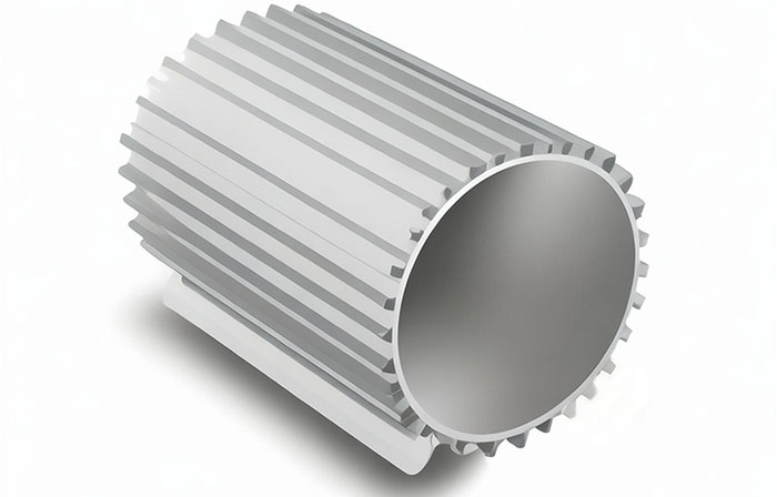 鋁型材定制開模電機殼鋁型材-3